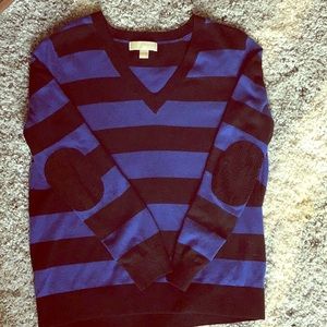 Michael Kors sweater with sequin elbow patches